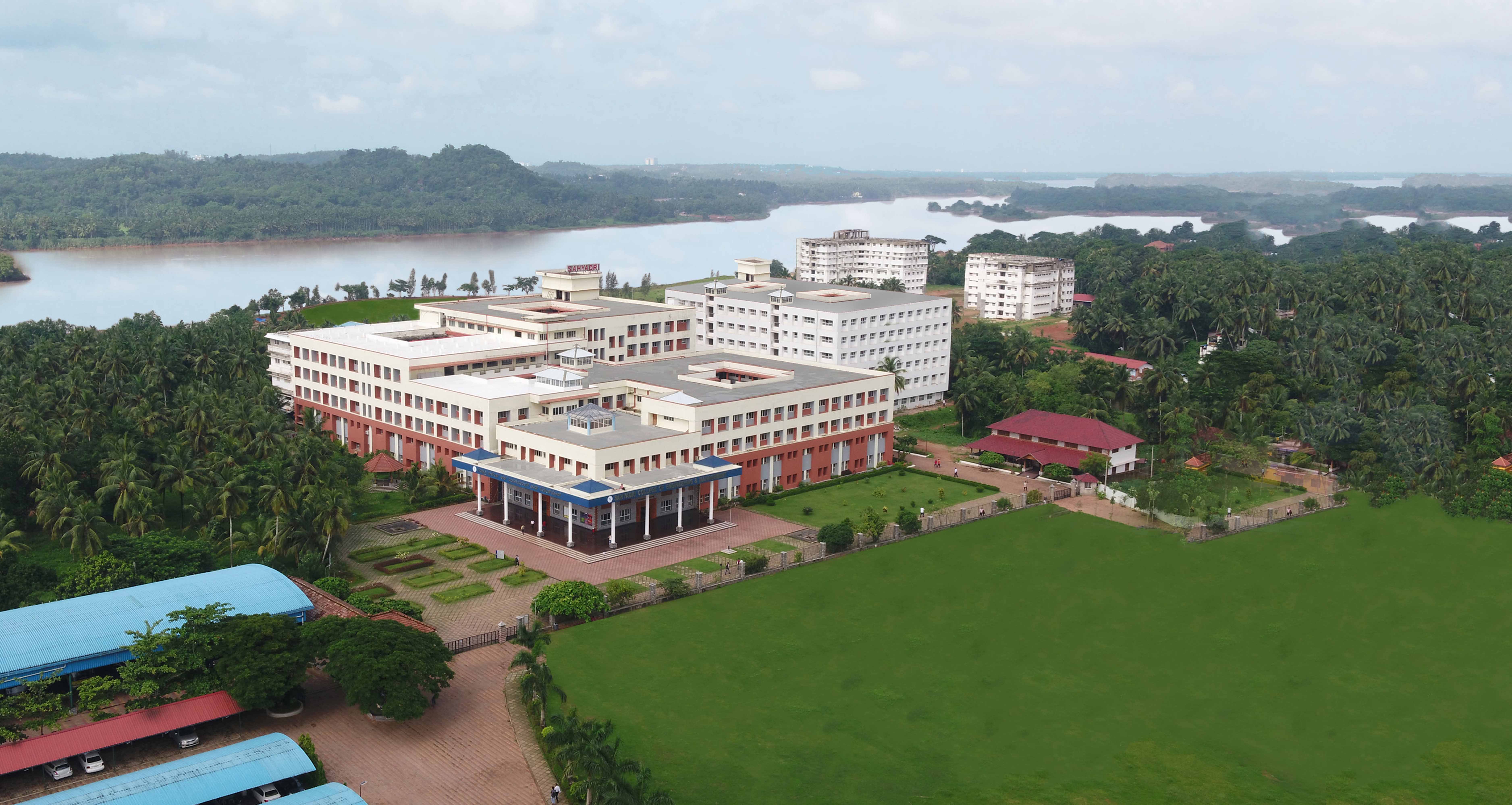 Sahyadri College Campus - 35 acres on Netravathi River, Mangalore
